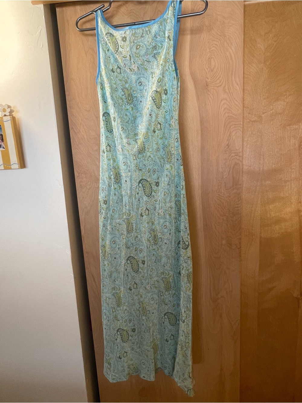 Silk Paisley Maxi Dress